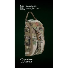 Підсумок для аптечки ПА1 GEN 2 “Нойта” відривний (XL | Мультикам неоригінальний) ТМ Балістика