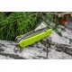 Багатофункціональний ніж Ruike Trekker LD43, (8.5 см) 12C27 / G10 зелений, 15 інстр.