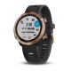 Смарт-часы Garmin Forerunner 645 Music розово-золотистые с черным ремешком