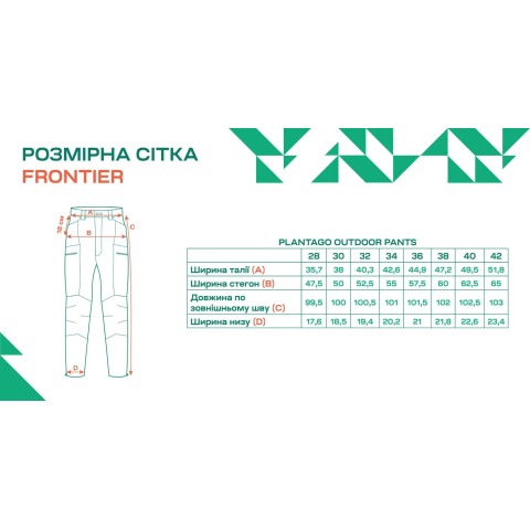 Штани Frontier Plantago Light Outdoor 34 Red