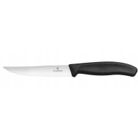 Нож кухонный столовый Victorinox SwissClassic 12 см, серрейтор, черный