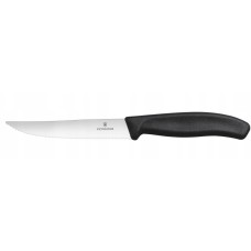 Ніж кухонний столовий Victorinox SwissClassic 12 см, серрейтор, чорний