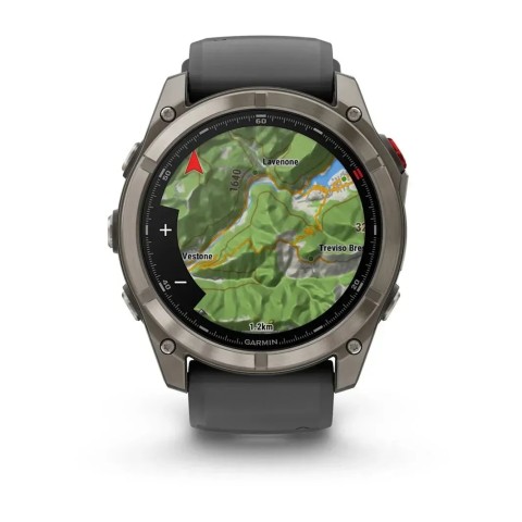 Смарт-годинник Garmin fenix 8 Pro AMOLED (51 мм) Sapphire титан графітовий/чорний