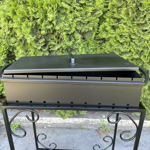 Кришка для мангалу на 9 шампурів 62х32см 2мм