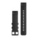 Ремінці для годинника Garmin QuickFit 20 нейлонові, чорні з чорною фурнітурою