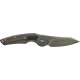 Нож Fox Jupiter Black Blade Titanium, Bead blasted Titanium + Jungle Wear carbon fiber i ц:gray/green