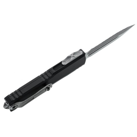 Ніж Microtech Ultratech Gen IV OTF D/E серрейтор Apoc Black