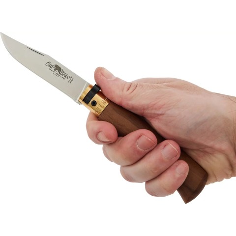 Нож Old Bear Classic M, W1.4060 steel, Walnut wood walnut