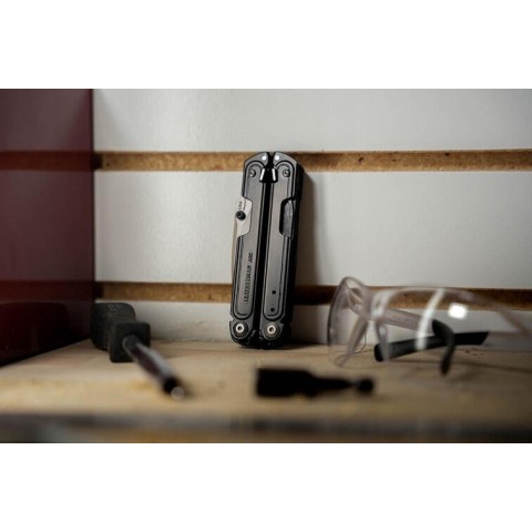 Мультиінструмент Leatherman ARC Obsidian Limited, шкіряний чохол, біти