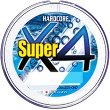 Шнур Duel Hardcore Super X4 200m (Hi-Vis Yellow) #0.8/0.15mm 14lb/6.4kg