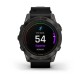 Смарт-часы Garmin epix Pro Gen 2 Sapphire Edition (47мм) карбоново-серые титановые DLC с черным кожаным ремешком