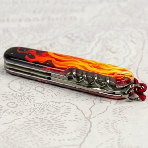 Складаний ніж Victorinox SPARTAN ZODIAC Червоний вогняний кінь 1.3603.Z5200pk