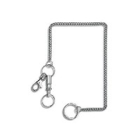 Ланцюжок Victorinox 40см хром (D1,5мм) (41831)+карабін (41835)+карабін (41