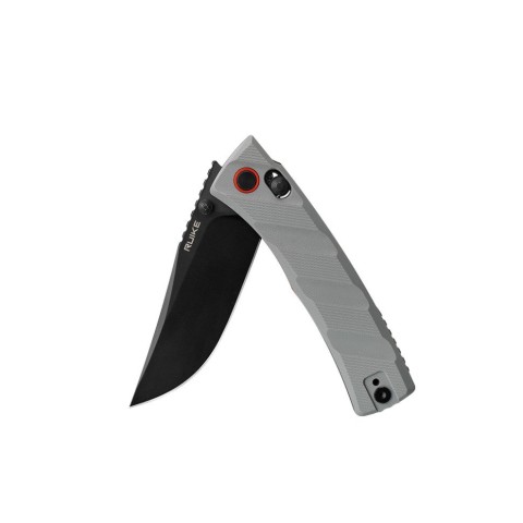 Ніж складаний кишеньковий Ruike P856-K, (7.9 см) 14C28N / G10 сірий
