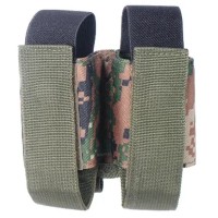 Подсумок Leapers UTG MOLLE 40 мм двойной. Woodland Digital