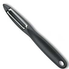 Овощечистка универсальная Victorinox, серрейторная двусторонняя РК, чёрная