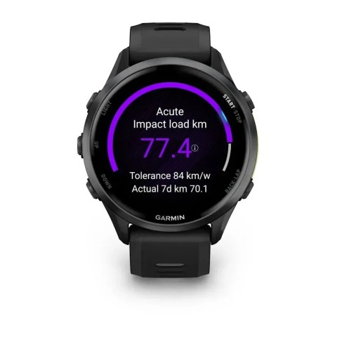 Смарт-часы Garmin Forerunner 970 карбоново-серый DLC титан/черный
