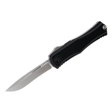 Нож Microtech Hera II OTF, recurve stonewash, черный