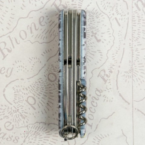 Складаний ніж Victorinox HUNTSMAN ARMY Піксель синій з черв. Лого 1.3713.3.W3943p