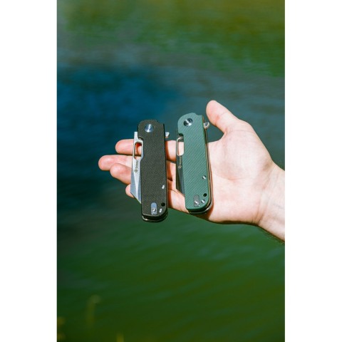 Ніж складаний туристичний Ganzo G770 (8.8 см) D2 / G10 чорний