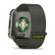 Смарт-часы Garmin Venu X1 мховый титан с мховым нейлоновым ремешком ComfortFit