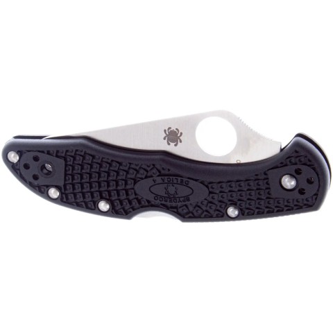 Нож Spyderco Delica 4, VG-10, FRN, полусеррейтор ц:black