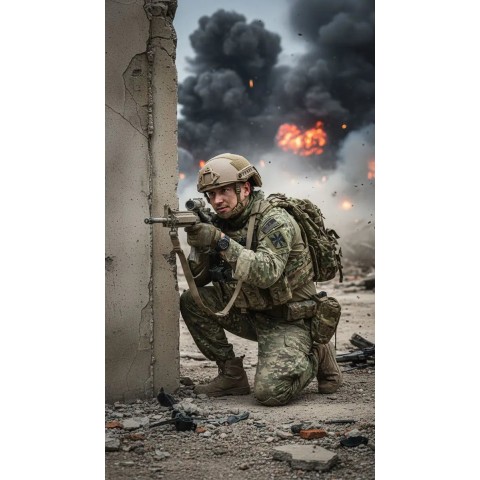 Шлем Alpine Crown Bulletproof Helmet Fast Tweron Kevlar L койот