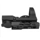 Коліматорний приціл  RED DOT 4 RETILE OPTIK Dot, Star Burst, Cross і Bullseye з кріпленням KEYMOD
