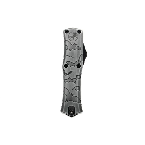Нож Microtech Hera II Mini D/E OTF, Signature Brushed Metal Bats
