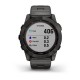 Смарт-годинник Garmin fenix 7X Sapphire Solar карбоново-сірий титановий DLC з титановим вентильованим браслетом