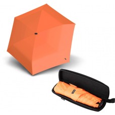 Парасоля Knirps X4U Neon Orange Мех/Складана/6спиць /D90x21см з EVA чохлом