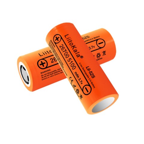 Акумулятор літій-іонний LiitoKala Lii-52S 26700 на 5200мАг 20A