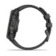 Смарт-годинник Garmin fenix 7 Pro Sapphire Solar Edition карбоново-сірий титановий DLC з чорним ремінцем