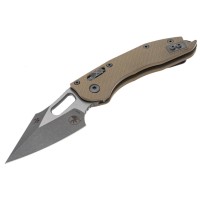 Ніж Microtech Stitch Ram-Lock, fluted, Apoc, руків'я G10 tan