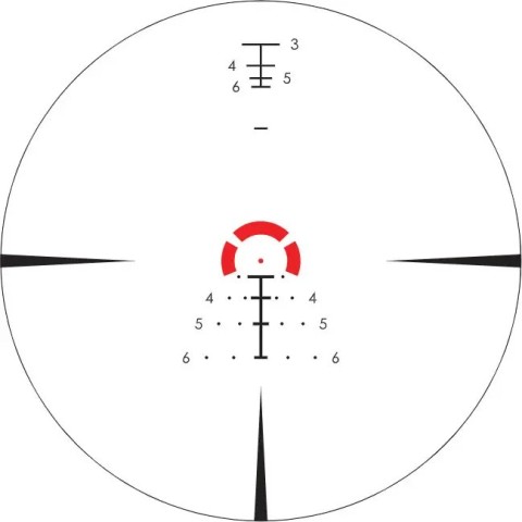 Прицел Vortex Strike Eagle 1-8x24, FFP, марка EBR-8 c подсв, труба 30мм.