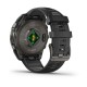 Смарт-годинник Garmin fenix 8 AMOLED (47 мм) Sapphire карбоново-сірий DLC титан чорний/гравійно-сірий