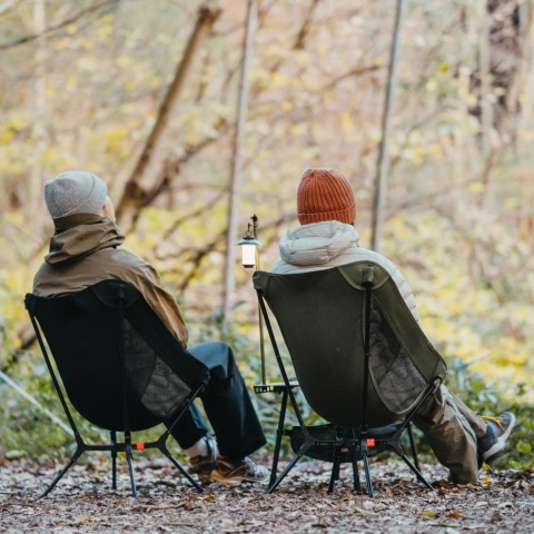 Стілець складаний ультралегкий Naturehike CNK2550JJ013 Yamami YL01, розмір М, алюміній, сірий