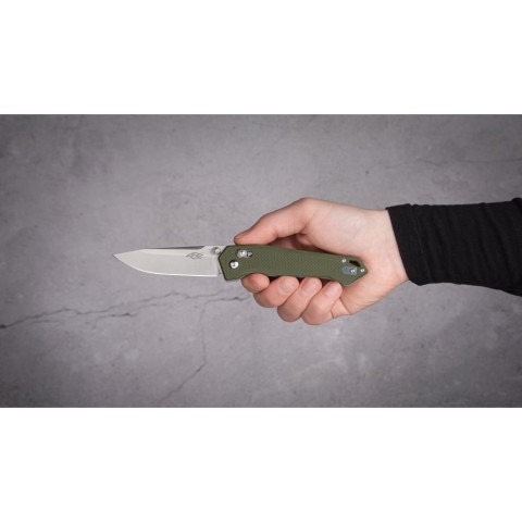 Ніж складаний туристичний  Firebird FB7651 (8.3 см) 440С / G10 зелений