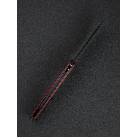 Ніж складаний туристичний Sencut Squiggy, (9.9 см) 9Cr18MoV / G10 червоно-чорний