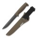 Нож Peltonen M95, покрытие PTFE Teflon, coyote, coyote композитный чехол