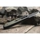 Ніж складаний туристичний Ganzo G721В (8.5 см) 440C / G10 зелений, чорний клинок
