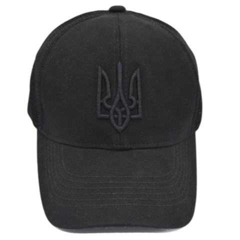 Кепка военная ВСУ герб черный (RA8962)