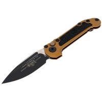 Нож Microtech L.U.D.T.,  чорний клинок, руків'я  tan