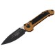 Нож Microtech L.U.D.T.,  чорний клинок, руків'я  tan