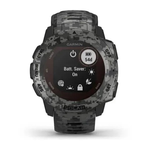 Смарт-годинник Garmin Instinct Solar Camo Edition Graphite