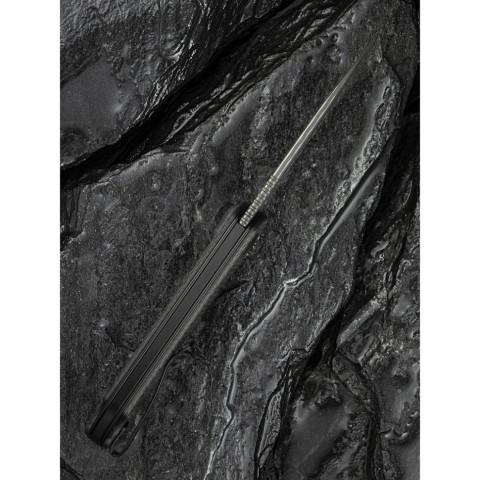 Ніж складаний кишеньковий Civivi Elementum Slip Joint, (7.5 см) Damascus / Carbon Fiber сірий