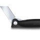 Нож кухонный складной Victorinox SwissClassic 11 см, скругленный, черный