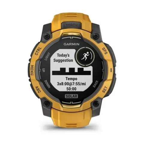 Смарт-годинник Garmin Instinct 3 (45 мм) сонячний спалах/сірий