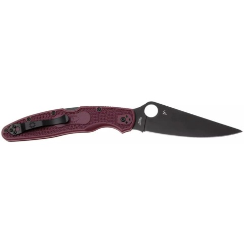 Ніж Spyderco Police 4 Lightweight, Micro-Melt PD1, FRN burgundy