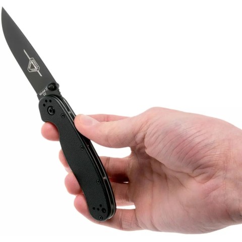 Нож Ontario Knife RAT II D2 BB Black